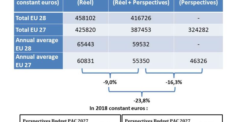 Photo of Decrease in the EU27 CAP budget by almost 30% in twenty years: the gradual abandonment of the only integrated European policy